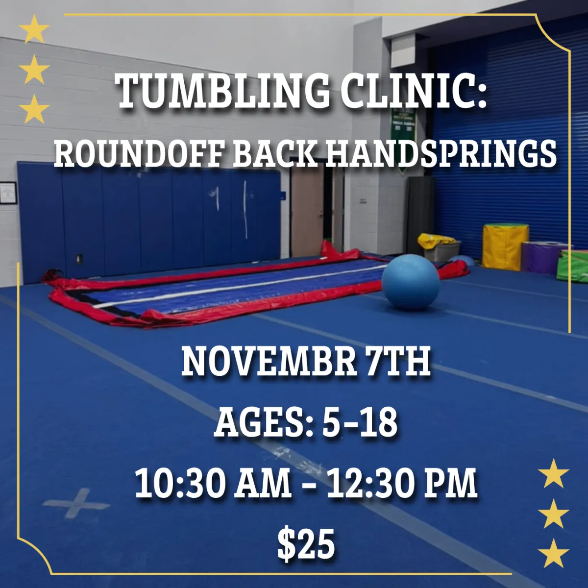 Tumbling Clinic: Roundoff Back handsprings